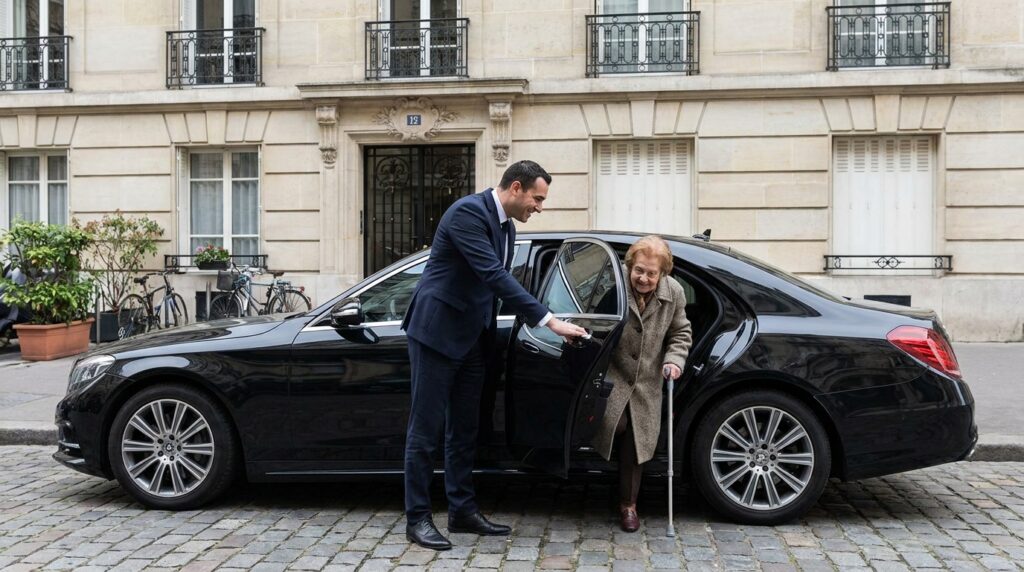 VTC seniors et PMR au Mans : transport accompagné et accessible