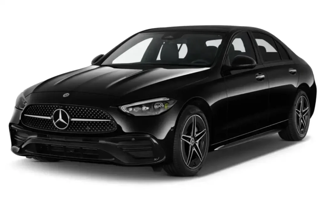 Mercedes Classe E noire AllOVTC72 - VTC premium au Mans
